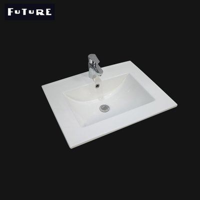 Wastafel Kabinet Kamar Mandi Persegi Vanity Wastafel Standar Sinkhole