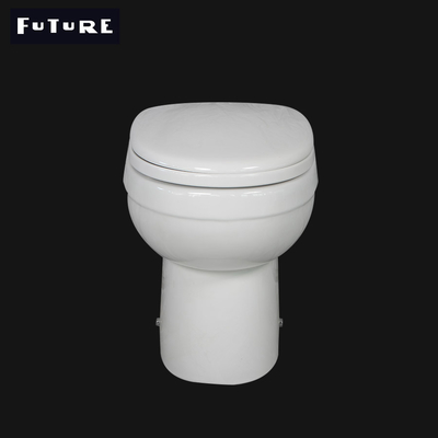 ISO9001 Cyclone Flushing Rimless Back To Wall Toilet Dengan Cistern Tersembunyi
