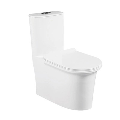 Operasi Otomatis Siphonic One Piece Toilet Dengan Desain Hemat Air 4/6L
