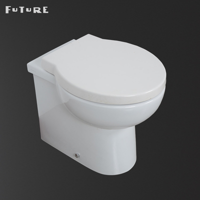 Lantai Lebar 380mm Masa Depan Dipasang Kembali Ke Dinding Wc P Trap One Piece Commode
