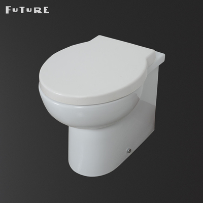 Lantai Lebar 380mm Masa Depan Dipasang Kembali Ke Dinding Wc P Trap One Piece Commode