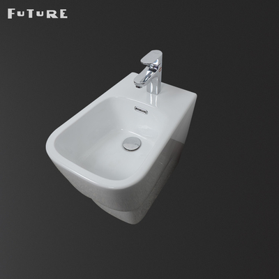 W350mm White Floor Mounted Bidet Kamar Mandi Toilet Bidet BB903