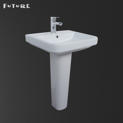 Cuci Tangan Wastafel 450mm Dan Alas One Piece Alas Wastafel Modern Desgin
