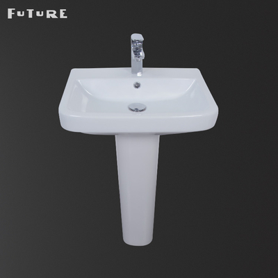 Cuci Tangan Wastafel 450mm Dan Alas One Piece Alas Wastafel Modern Desgin