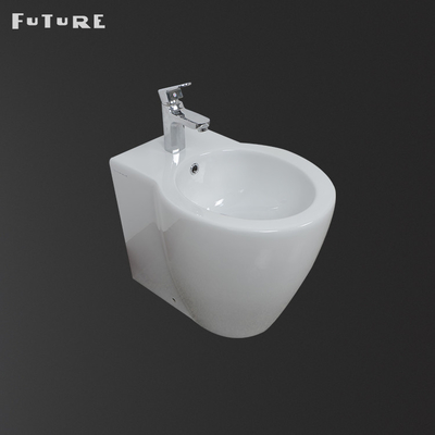 Modern P Trap Kamar Mandi Bidet Wall Mounted 410mm Tinggi Umur Panjang