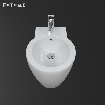 Modern P Trap Kamar Mandi Bidet Wall Mounted 410mm Tinggi Umur Panjang