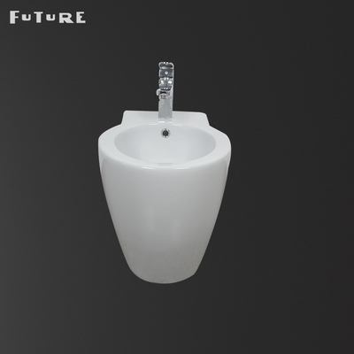 Modern P Trap Kamar Mandi Bidet Wall Mounted 410mm Tinggi Umur Panjang
