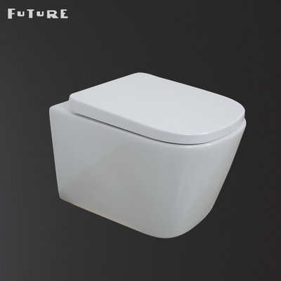 ISO9001 Antibakteri American Standard Wall Hung Toilet Wall Hanging Wc
