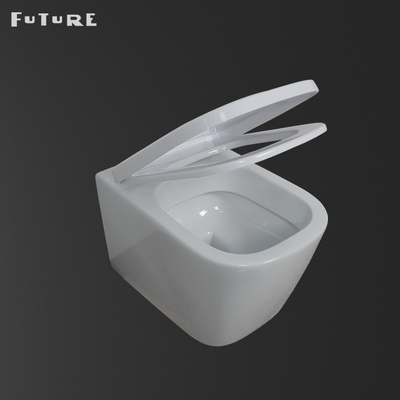 ISO9001 Antibakteri American Standard Wall Hung Toilet Wall Hanging Wc