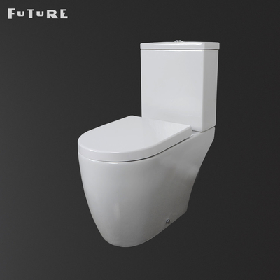 ISO9001 Automatic Closed Coupled Toilet Toilet Keramik Water Closet