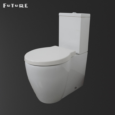 White Closet Coupled Water Closet 3L 6L Dual Flush Toilet ISO900 CE