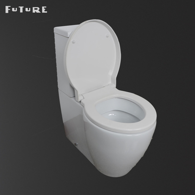 White Closet Coupled Water Closet 3L 6L Dual Flush Toilet ISO900 CE