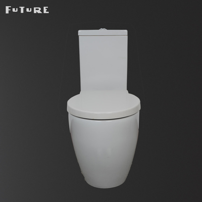 White Closet Coupled Water Closet 3L 6L Dual Flush Toilet ISO900 CE