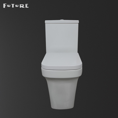 Soft Close Seat Cover P Trap Square 18 Inch High Toilet White