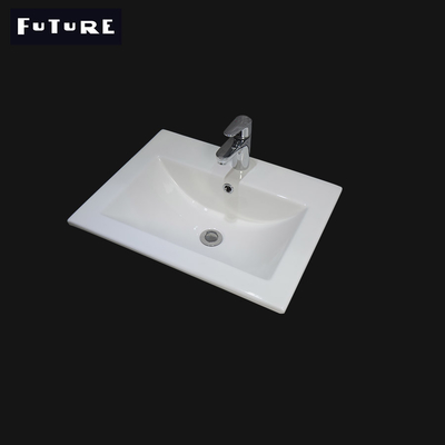 Wastafel Kabinet Kamar Mandi Persegi Vanity Wastafel Standar Sinkhole