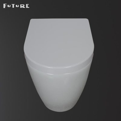 ISO9001 One Piece Smart Toilet Standar Ideal Btw Wc Pan 610*357*400MM