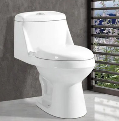 Halus Mengkilap Siphonic One Piece Toilet Siphonic Flushing Toilet Keramik Sanitary Ware