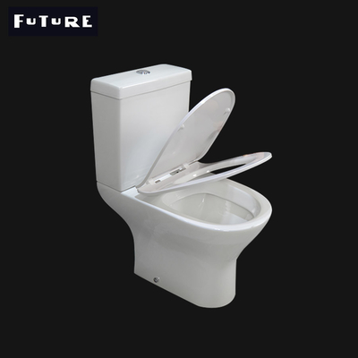 2 Pieces Proyeksi Pendek Toilet Tanpa Bingkai Kecil Dekat Toilet Terpasang 630*350*830mm