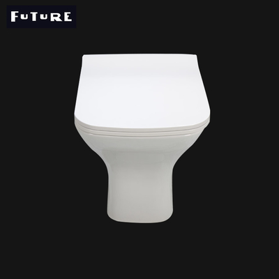 Dual Flush 3L 6L Modern Kembali Ke Dinding Toilet WC Hemat Air Tanpa Bingkai