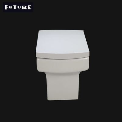 P Perangkap Kamar Mandi Square Back To Wall Toilet Pan Washdown Flushing