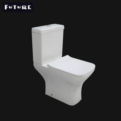Toilet Proyeksi Pendek Restoran 550mm One Piece Casting Technology