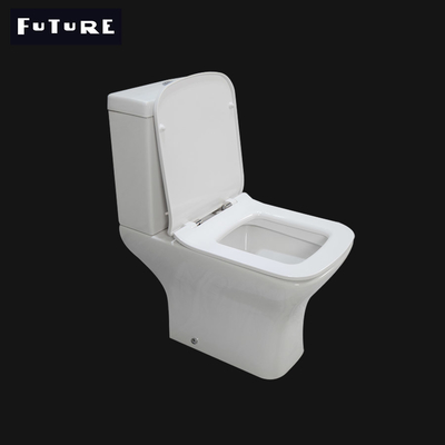 Toilet Proyeksi Pendek Restoran 550mm One Piece Casting Technology