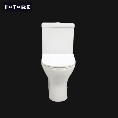 Keramik Kenyamanan Tinggi Kenyamanan Tanpa Bingkai Toilet Dual Flush 3L 6L