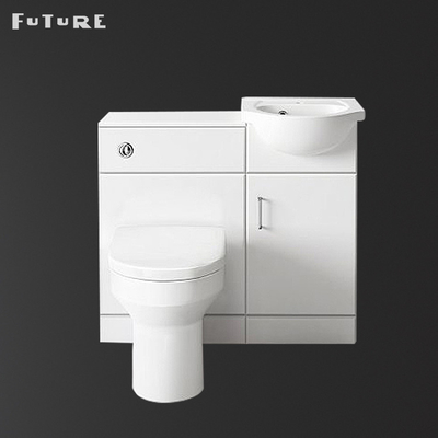 Menghemat Ruang Kembali Ke Dinding Toilet 630*350*830mm Standar Ideal Btw Pan
