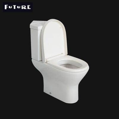 Halus Mengkilap S Trap Dekat Toilet Pojok Terpasang Memanjang 378mm 2 Sepotong WC