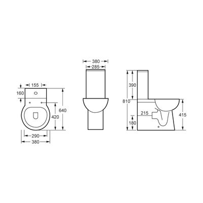 Halus Dinding Dalam Kamar Mandi Toilet Keramik Modern Lemari Air Sertifikat UPC