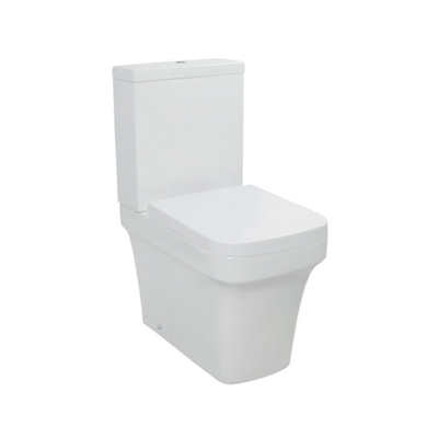 FUTURE White Closed Coupled Cloakroom Toilet Dengan Smooth Glazed Ceramic