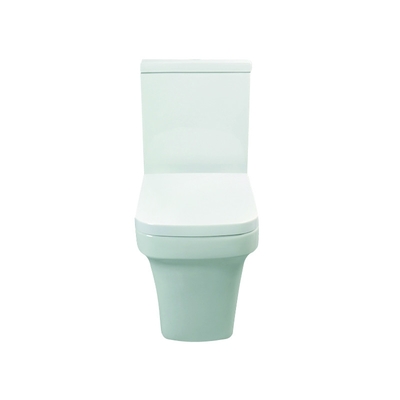 FUTURE White Closed Coupled Cloakroom Toilet Dengan Smooth Glazed Ceramic