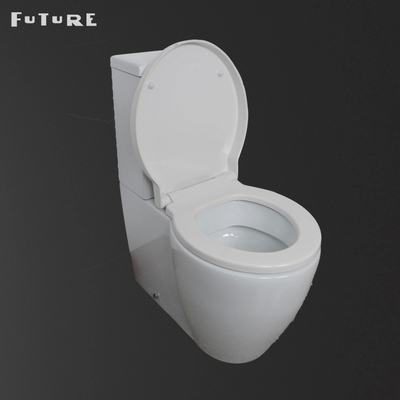 ISO9001 3L 6L Dual Flush Modern Closed Coupled Toilet Ceramic Water Closet Anti Aging