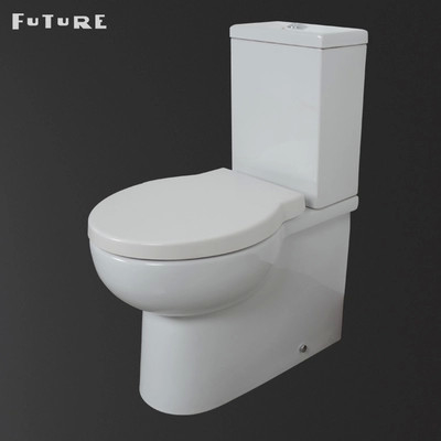 Auto Deodorization Closed Coupled Bathroom Toilet Lebar 380mm