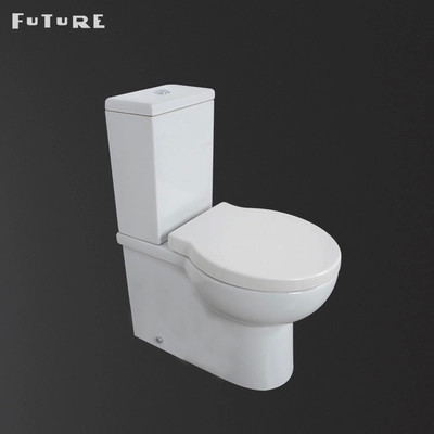 Auto Deodorization Closed Coupled Bathroom Toilet Lebar 380mm