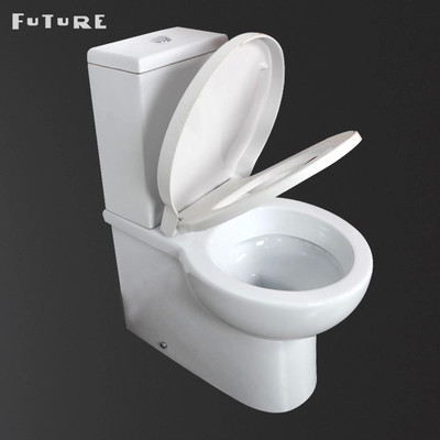Auto Deodorization Closed Coupled Bathroom Toilet Lebar 380mm