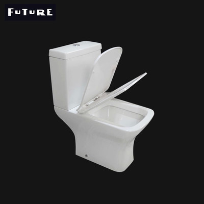 Proyeksi Pendek Modis Toilet Standar Tanpa Bingkai Standar Sesuai UK