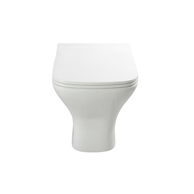 Sanitary Ware 420mm Comfort Height Compact Back To Wall Toilet Pembilasan Gravitasi