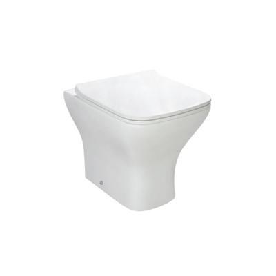 Sanitary Ware 420mm Comfort Height Compact Back To Wall Toilet Pembilasan Gravitasi
