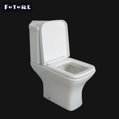 Penghematan ruang Standar Ideal Closed Coupled Toilet Washdown Water Closet ISO9001