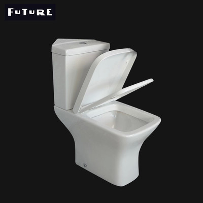 Penghematan ruang Standar Ideal Closed Coupled Toilet Washdown Water Closet ISO9001