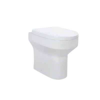 anti Gores One Piece Smooth Glazed Back to Wall Toilet WC lebar 365mm