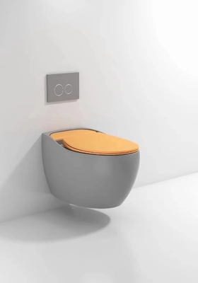 Ketahanan Penuaan Western Wall Mount Toilet Wall Hunging Commode Hemat Ruang
