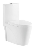 Lemari Air One Piece Siphonic Lingkungan Dengan WARS Disetujui Flush Fitting