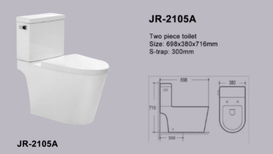 UPC Bersertifikat Siphonic One Piece Water Closet Mute Stabilize Philippine Watercloset