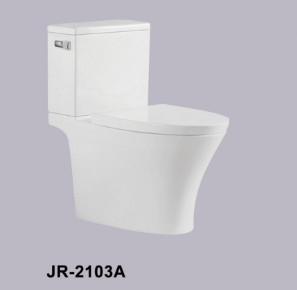 Rimless Syphon Flushing Single Piece Water Closet Penghilang Bau Otomatis