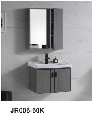 CE Single Hole Kamar Mandi Wastafel Cermin Kabinet Tahan Pakai Putih